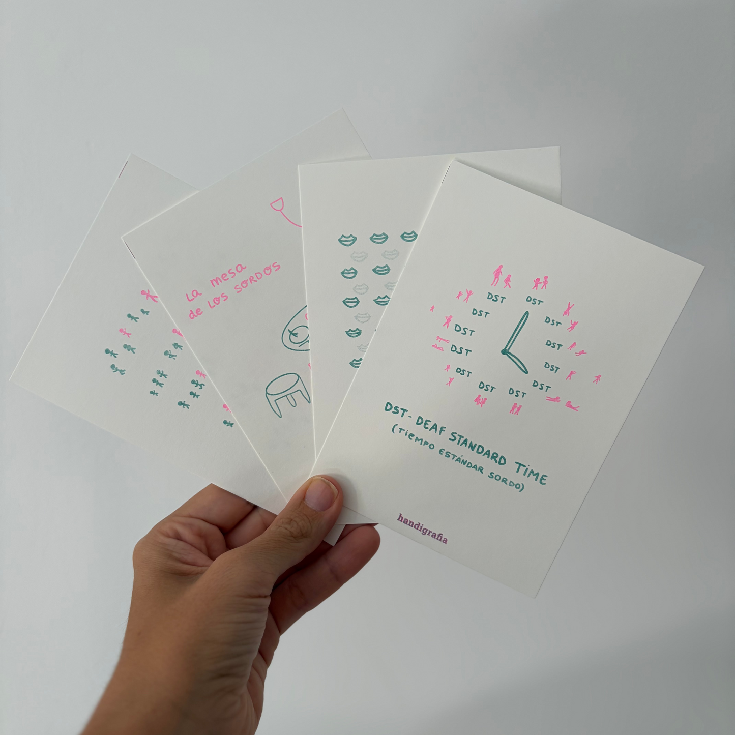 Pack de 4 postales